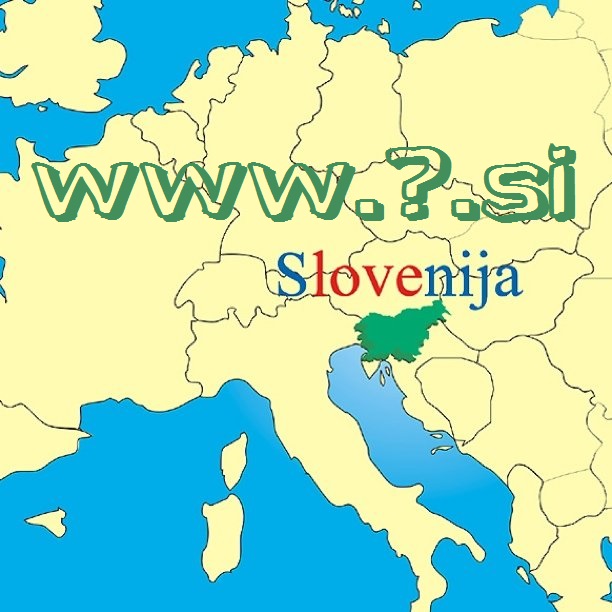 Domena .si in manj pogoste domene pri nas